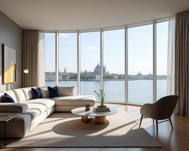 Luxury River View Penthouse